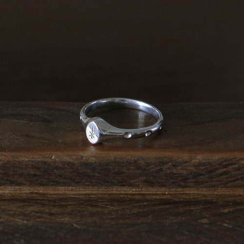 이지 키로 십자가 트리스탄 실버 묵주반지 EZ Px Cross Tristan Rosary Ring,Silver