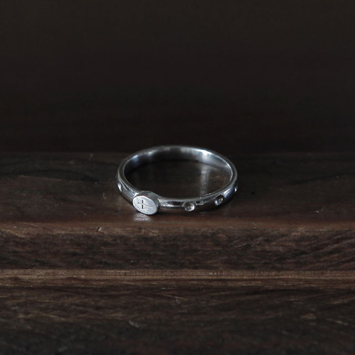 이지 로고스 실버 묵주반지 EZ Rogos Silver Rosary Ring,Silver