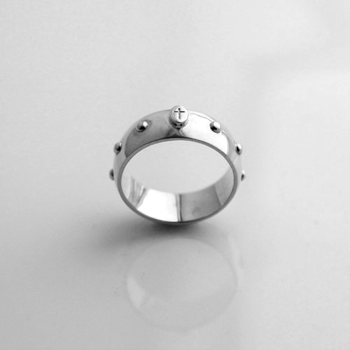 그레고리오 실버 묵주반지 Gregorio Rosary Ring,Silver