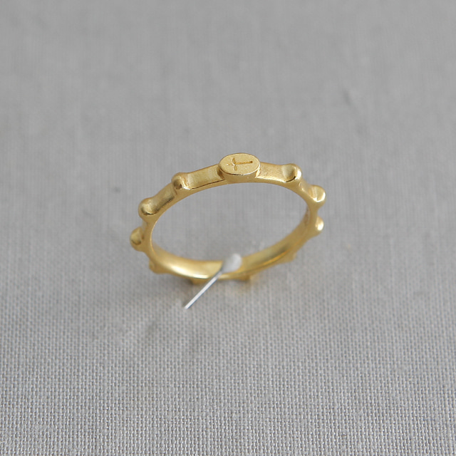 루비오 순금 묵주반지 Rubio Gold Rosary Ring,24K