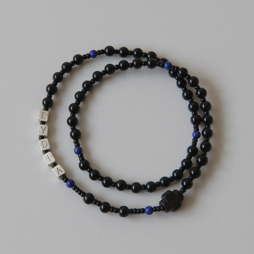 베리타스 블랙 오닉스 묵주팔찌 Veritas Black Onyx Rosary Bracelet
