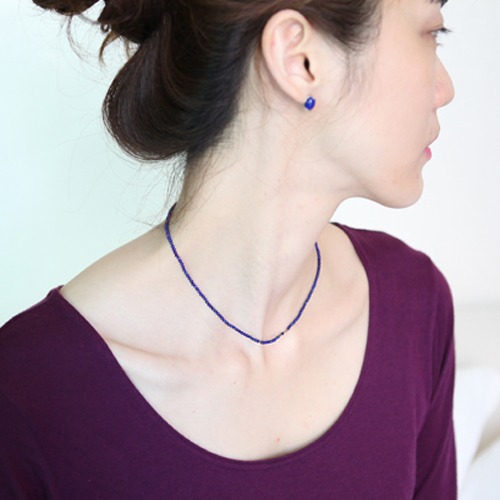 Luna lapis lazuli necklace 루나 라피스라줄리 목걸이