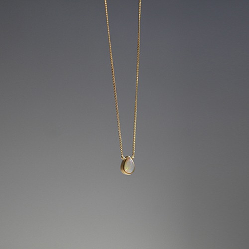 Lacrima opal necklace 라크리마 오팔 목걸이 14k