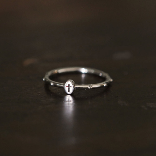 카르미나 실버 묵주반지 Carmina Rosary Ring,Silver